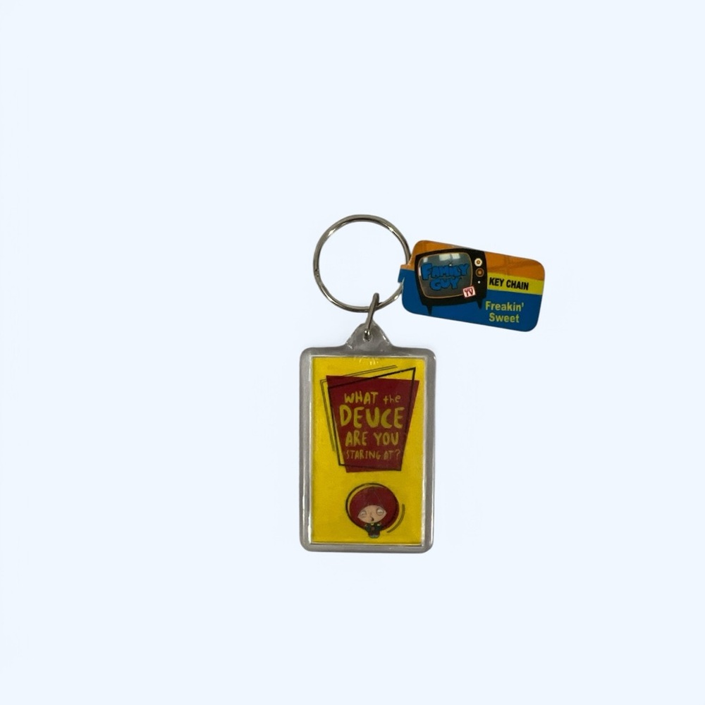 Family Guy Key Chain - Yellow and‎ Blue